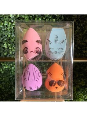 M2U NYC Makeup Blending Sponge Set | NEW | Beauty Blender 4 Pack Box Set
